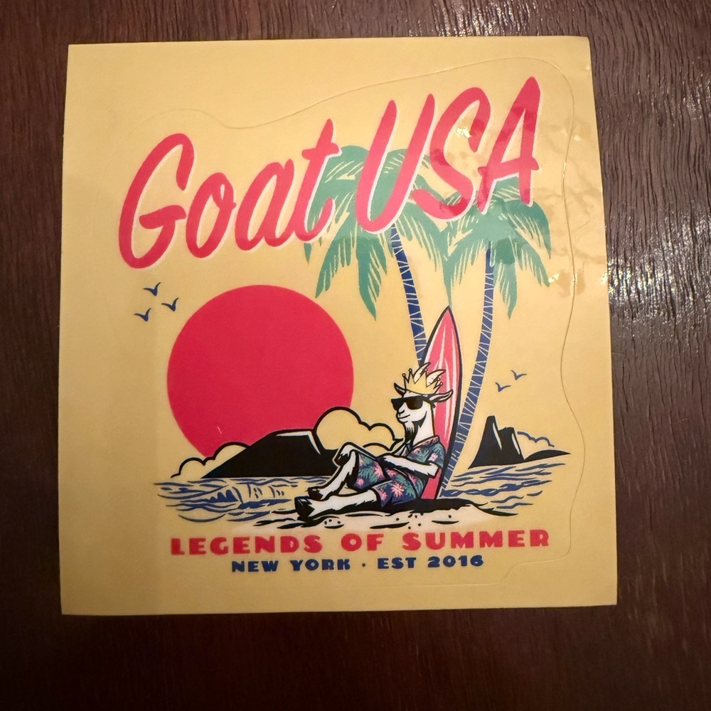 Goat USA Legends of Summer Sticker
